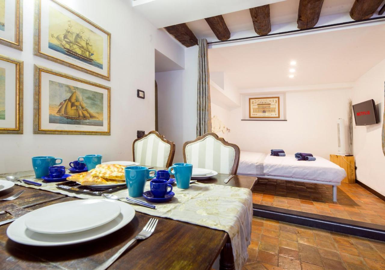 Elegante Loft In Centro Storico Acquario Appartement Genua Buitenkant foto