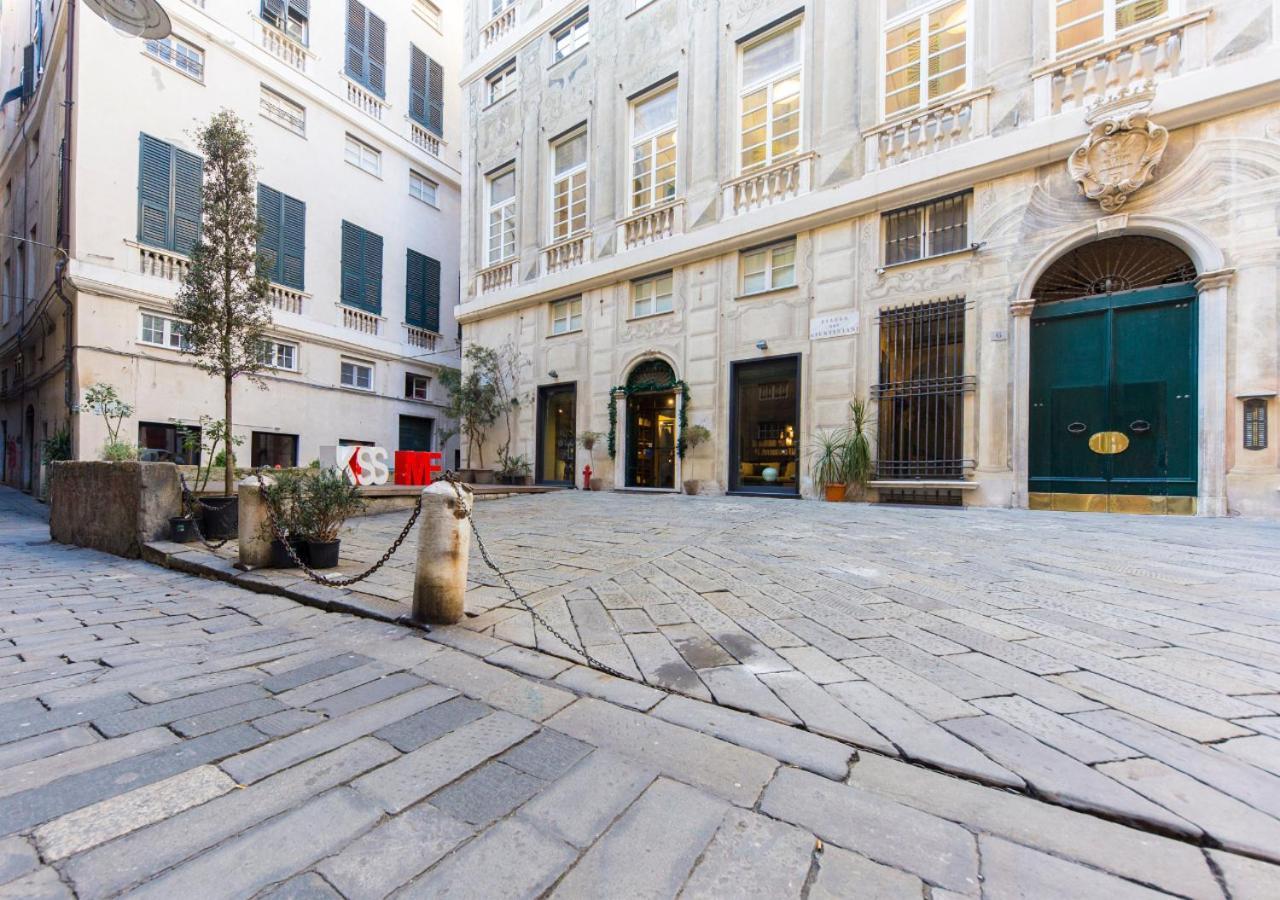 Elegante Loft In Centro Storico Acquario Appartement Genua Buitenkant foto
